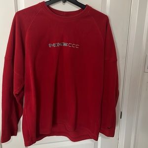 Rare Vintage Nike Fuzzy Crewneck